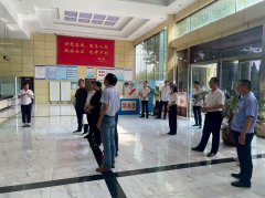 德州市审批局莅临华达机动车服务大厅调研指导工作